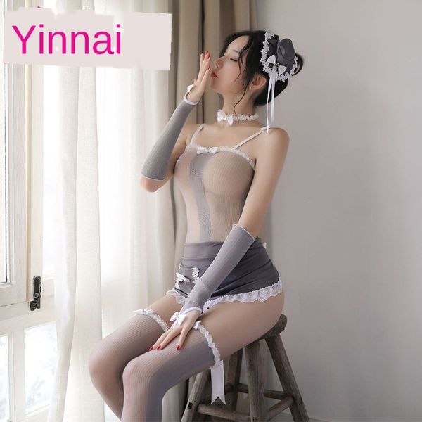 

underwear women's lace mesh uniform tube strap off-shoulder silk silk stockingsunderwear stockingsstockings stockings suit, Black;white