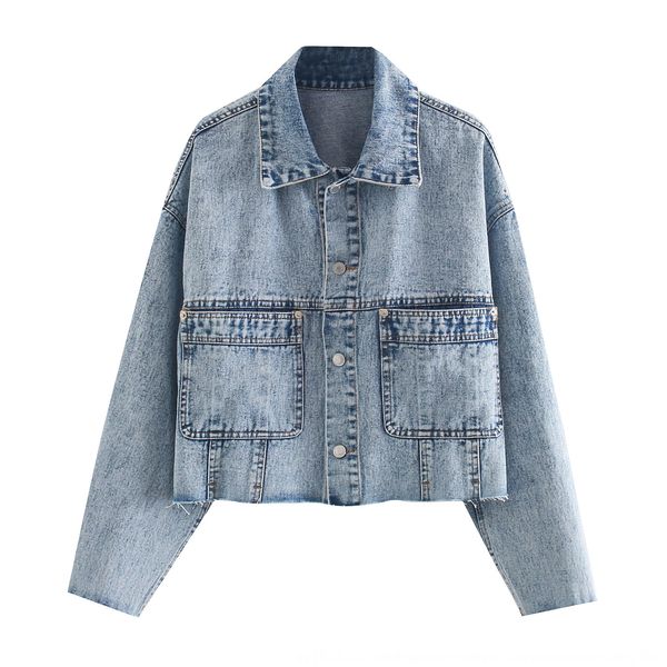 

2020 summer new style casual loose all-match denim 1224042 2020 summer new coat style casual loose all-match denim coat 1224042, Black;brown