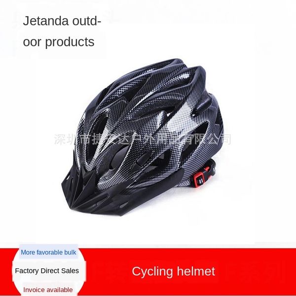 

safety integrated riding mountain bike men's and helmet bicycle bicycle women's helmet light riding equipment