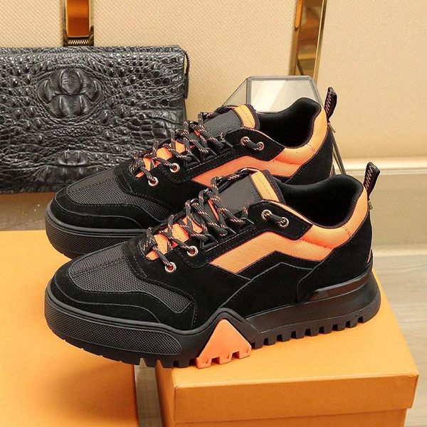 

hiking sneaker men 's shoes breathable autumn and winter comfortable lace -up style casual mens shoes sale zapatos de hom, Black