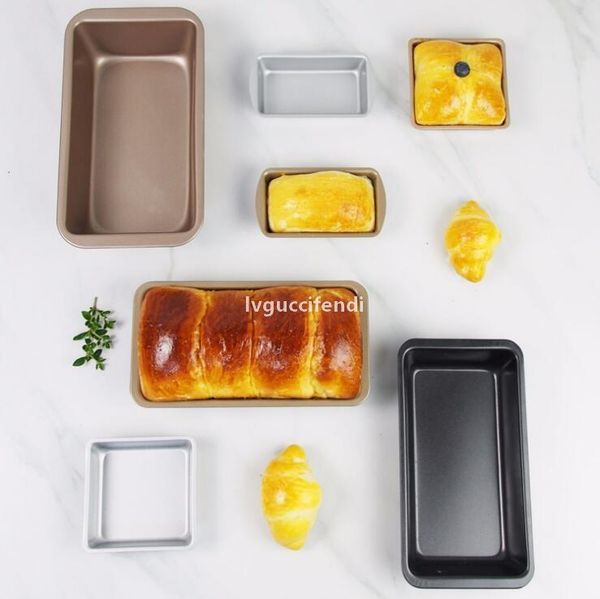

8.5 inch nonstick carbon steel loaf pans bread toast pans durable bakeware rectangle baking molds bakeware