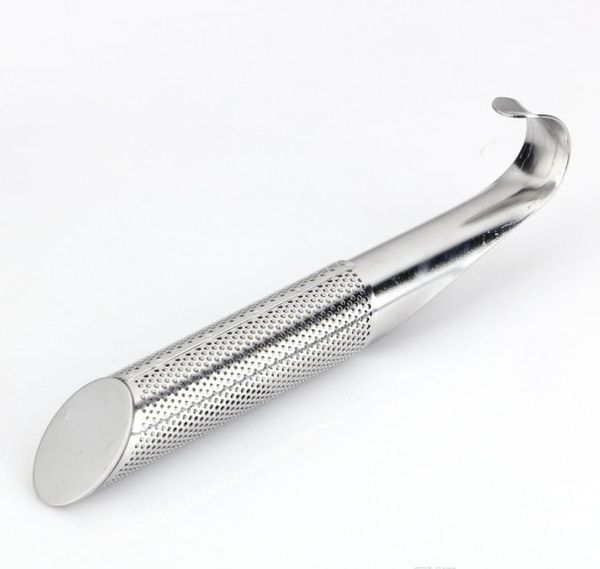 

stainless steel tea infuser creative pipe design metal tea strainer for mug fancy filter for puer tea herb teas tools accessories gsybags qp