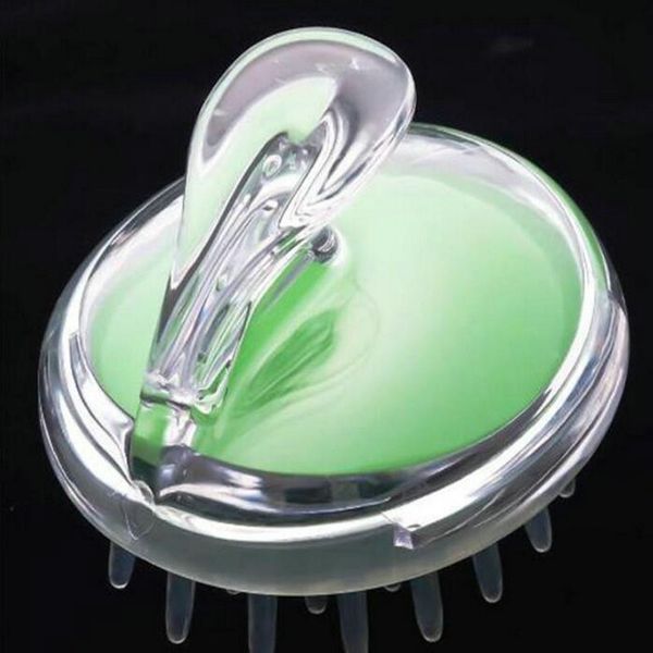 

brush shampoo brush print floral massager custom shampoo massage scrub scalp and hair silicone sili scalp shampoo cgdaz hairclippersonline, Silver