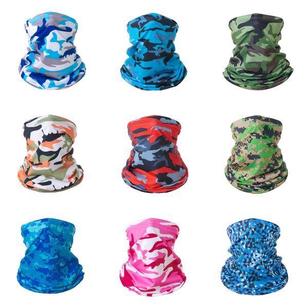 

hnhua szalik magic scarf magic spots sun protection camouflage mask women komin face mask men scarf bandanas windproof#853, Black