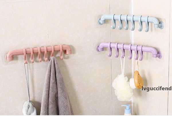 

creative kitchen finishing household items bathroom bathroom shelves punching plastic 6 even without hooks