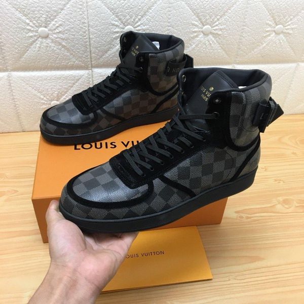 

022 high-quality men's designer casual sports shoes trendy brand outdoor casual shoes, fast delivery in the original box, Black