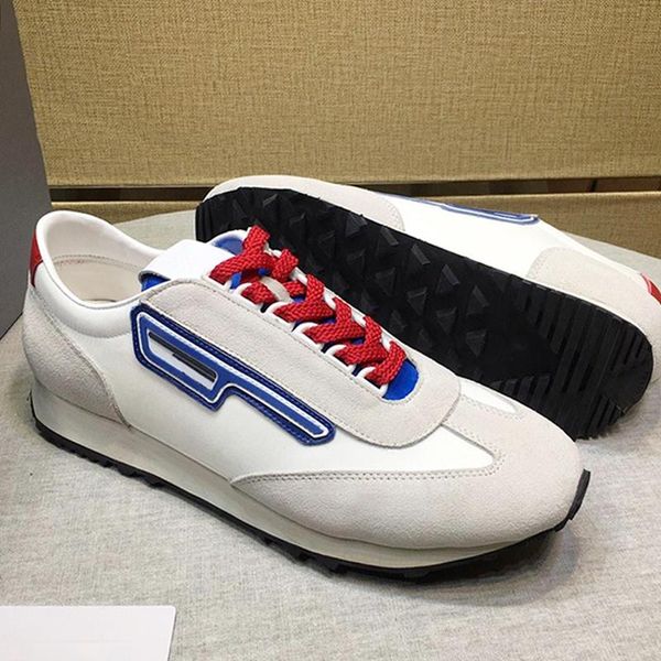 

fashion classic suede and nylon sneakers mens shoes with origin box vintage footwears casual lace -up men shoes calzado deportivo para hombr, Black