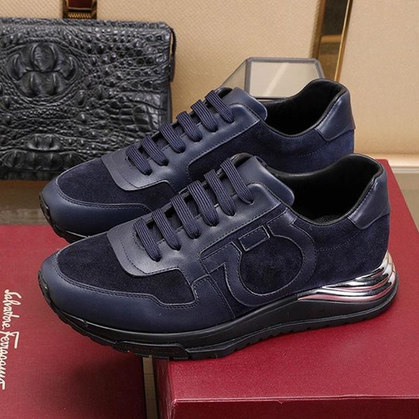 

drop ship mens shoes new arrival fashion classic comfortable footwears breathable low luxury lace -up men shoes scarpe da uomo di lusso, Black