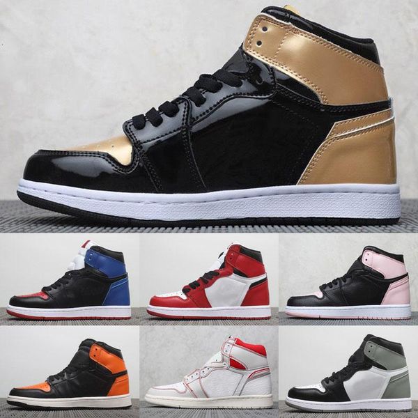 

new men 1s unc blue chill love jumpman 1 wmns panda phantom sail red mid multicolor neutral grey crimson basketball shoes sneakers 36-46