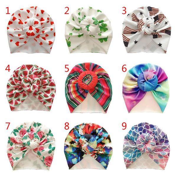 

cute newborn headgear cap kids children corn grain printed donut soft hat baby boys girls bathing gift, Yellow