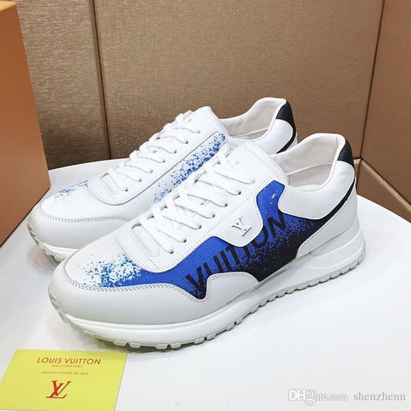 

новая мужская мода обувь повседневная footwears zapatos de hombre спортивный фитнес открытый с origin box мужская обувь повседневная run awa, Black