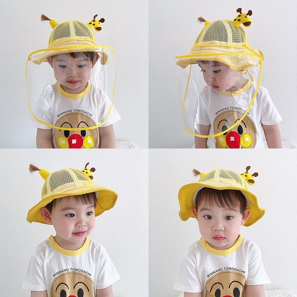 

mesh cloth fruit baby baby sun hat thin travel sun hat fisherman's basin cap fruit epidemic prevention foam cap, Blue;gray