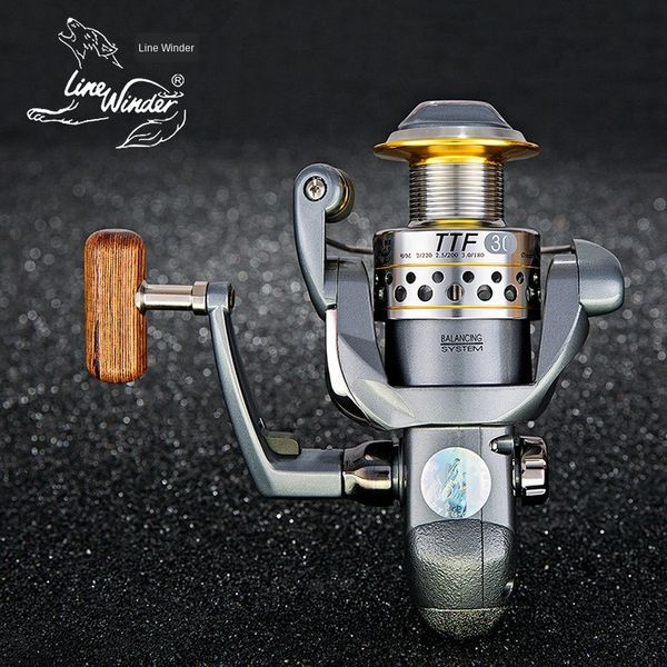 

line winder vessel ttf all metal spinning for telescopic rock fishing rod wheel yuan fishing rod reel reel tou lun road carrying the