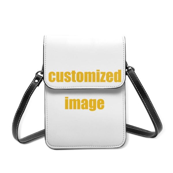 

noisydesigns custom напечатаны сотовый телефон кошелек сумка customized бумажник pu плечевой ремень сумки женщин сумка держатель карты drop