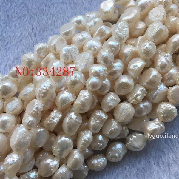 

wholesales genuine freshwater natural white 10-13mm baroque 14 necklace loose beads t200507