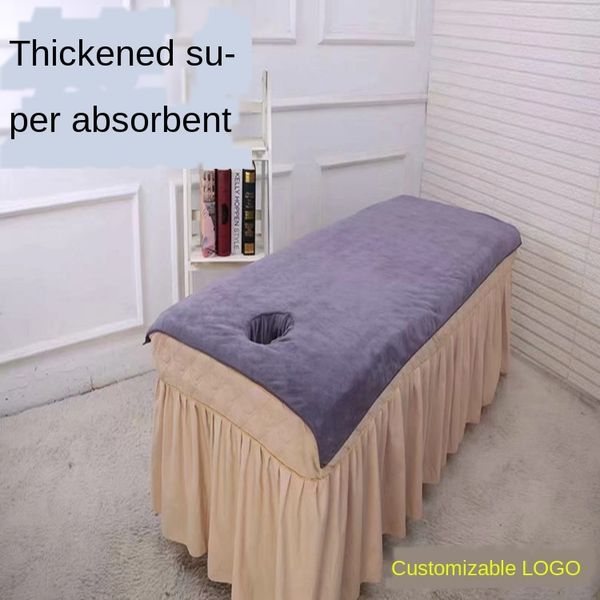 

beauty salon special massage bed big bath towel with hole massage l special towel
