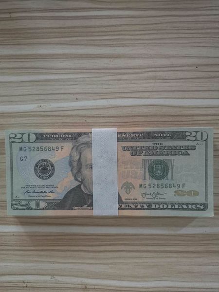 

us dollar fake money movies prop 20 dollars bank note counting prop money festive party games toys collections gifts 003