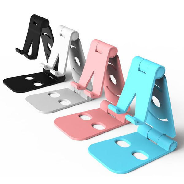 

portable mini mobile phone holder foldable desk stand holder 4 degrees adjustable universal for iphone andorid phone