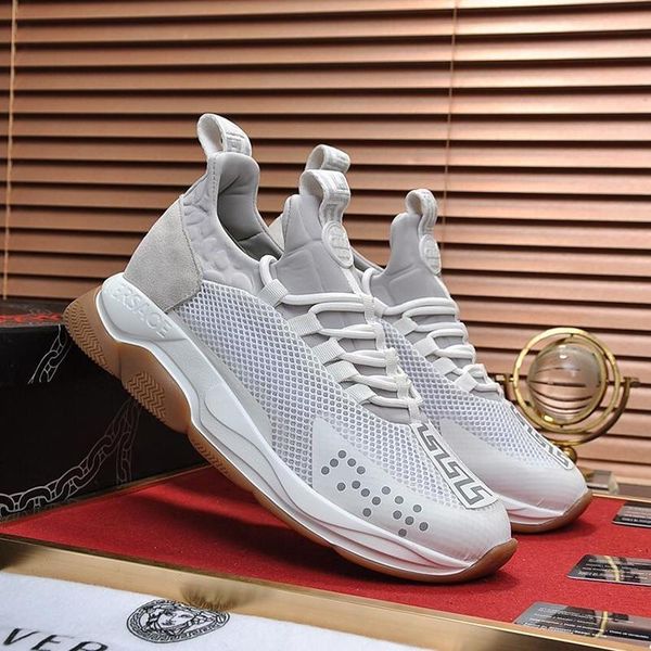 

mens shoes breathable outdoor walking sneakers herren sportschuhe cross chainer sneakers casual plus size sports men shoes, Black