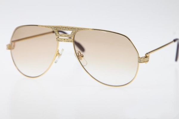 

2020 Free Shipping Sunglasses Limited edition Men Sunglasses 18K Gold Vintage Women Glasses Hot Unisex Sun Glasses C Decoration gold fram