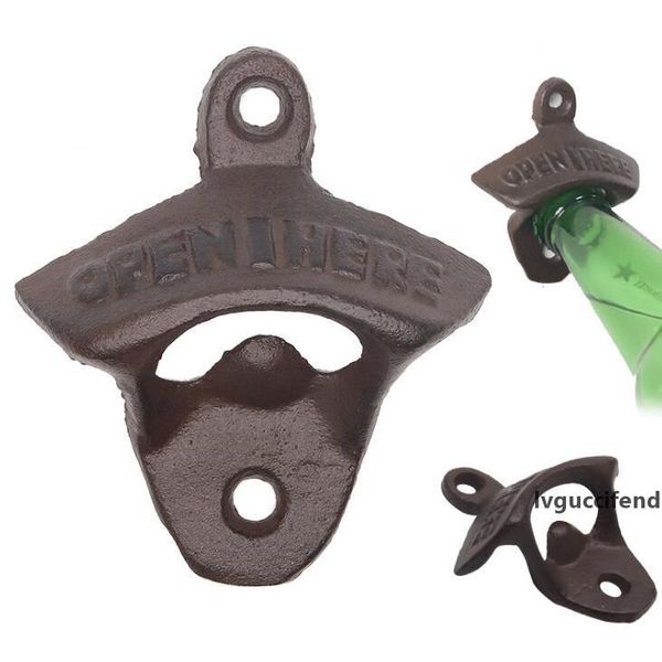 

wall mounted bottle opener hanging hook beer bottle openers mount copper cap metal retro opener lx1574