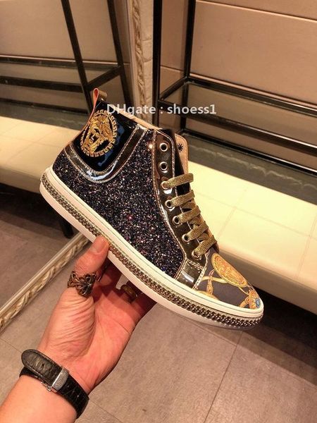 

2021-2020z luxury large size comfortable and breathable high -casual men 's short boots ,high -quality fashionable wild lace -up s, Black