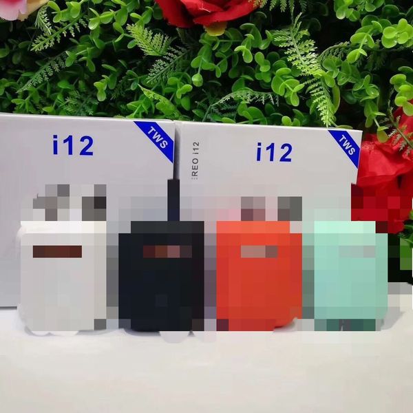 

new i12 tws bluetooth 5.0 headset tws wireless earphones twins earbuds stereo headphones portable earbuds pk for i10 i20 tws i30 i60 i14