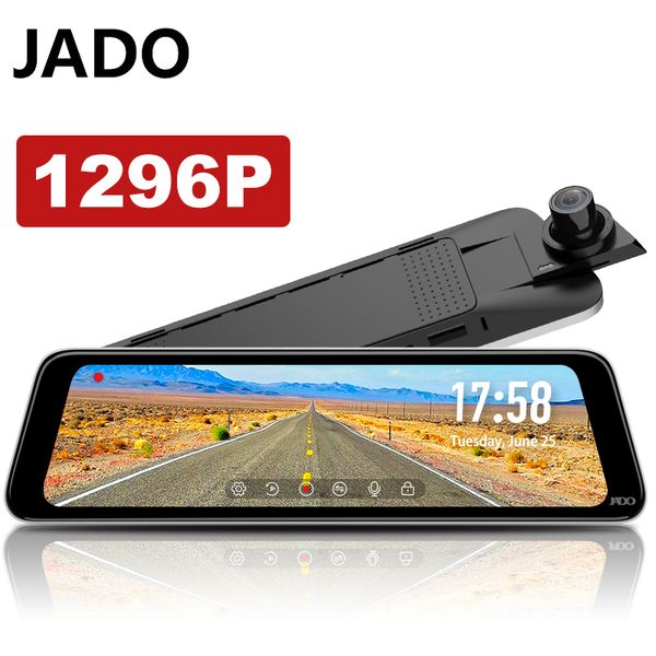 

car dvr dvrs jado g830 10 inch 1296p camera dash cam 24hour parking monitoring ips screen 2021 auto video recorder