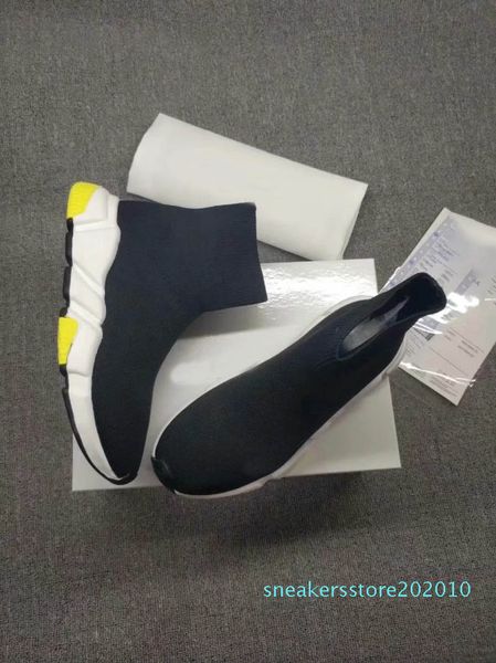 

elastic sock shoes casual shoes trainer sneakers speed race runners black chaussures men and women mesh size 35-45 s10