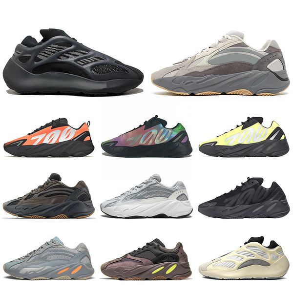 

700 v2 kanye shoes triple black alvah azael magnet tephra runner running shoe men women sneakers runners size 36-45 online sale