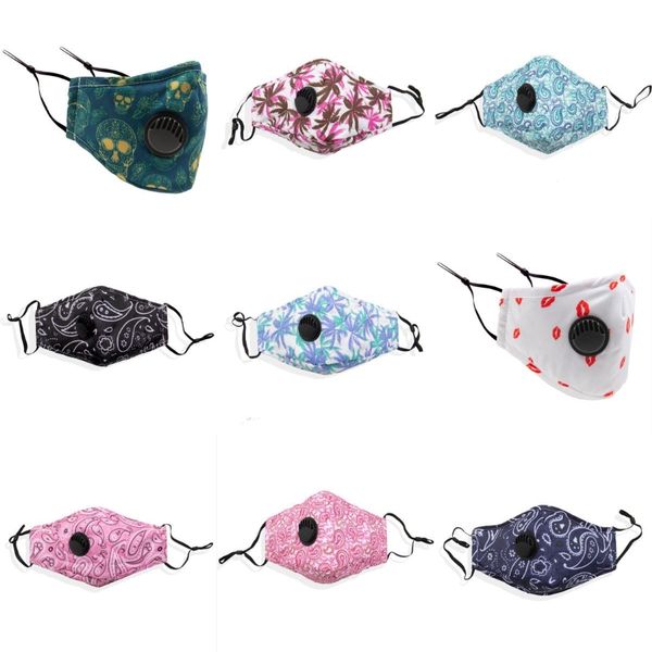 

starry sky 3d printed wind and dust designer face mask cross-border breathable face masks 1225#842, Black