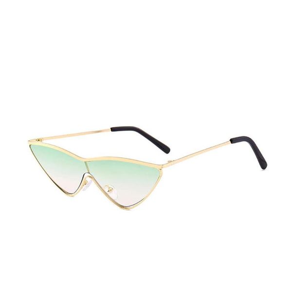 

new fashion clearance retro cat eye sunglasses women casual ocean colorful uv400 sun glasses alloy optical frames for ladies, White;black