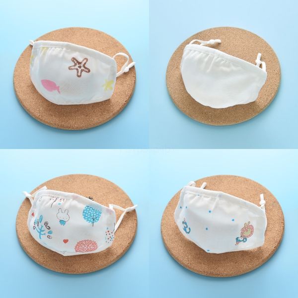 

new designer printed mask cotton dustproof mouth face mask anime cartoon lucky bear women men muffle mouth masks #217 #899, Black