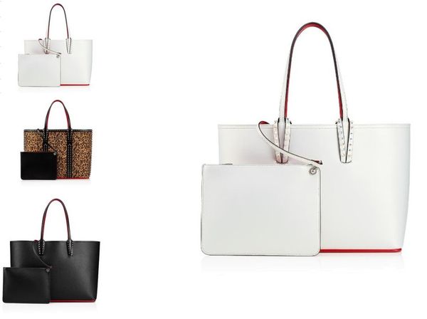 

2020 fashion women shoulder bag genuine leather rivets spikes bow crossbody tote designer handbags shopping big bag