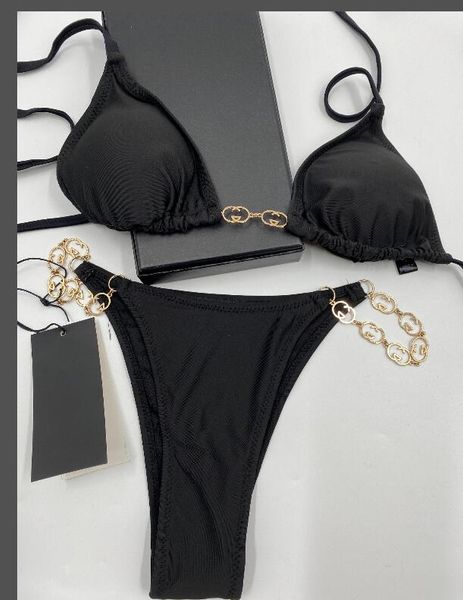 

2020women bikini fashion brand swimwear designer gÃ»ccÃ¬ one-piece swimwear unit style girls beach quality, White;black