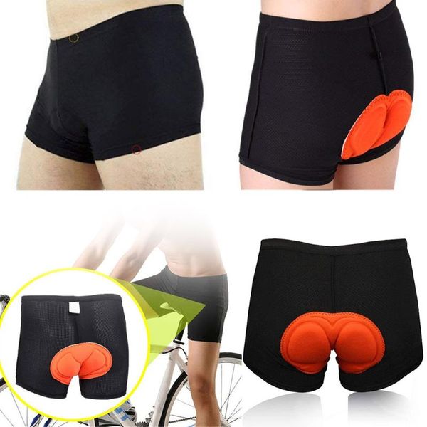 

men 3d cycling pants padded breathable riding shorts underpants short pants fh99, White;black