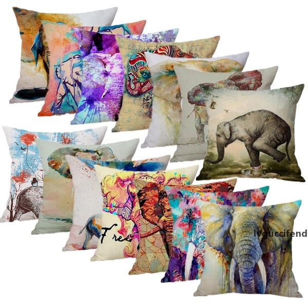 

hand drawn elephant cushionÂ cover square automobile sofa popular home furnishing pillow case selling with 5wj j1