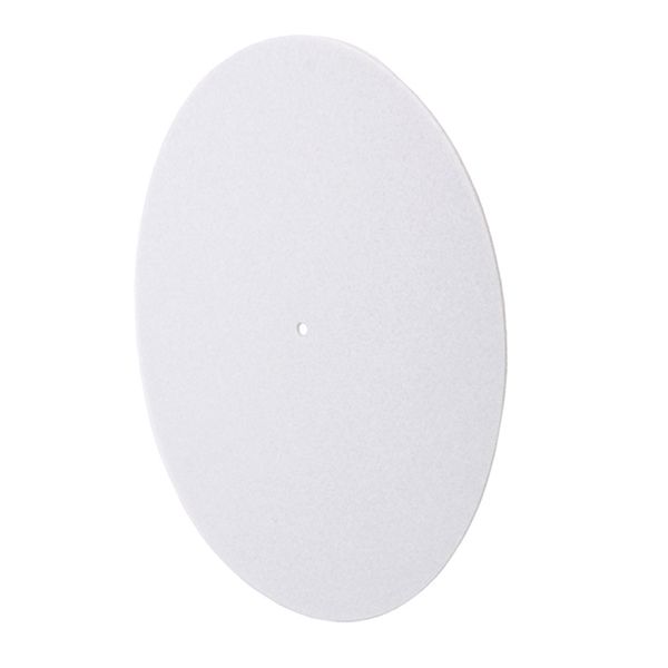 

turntable platter wool felt mat white