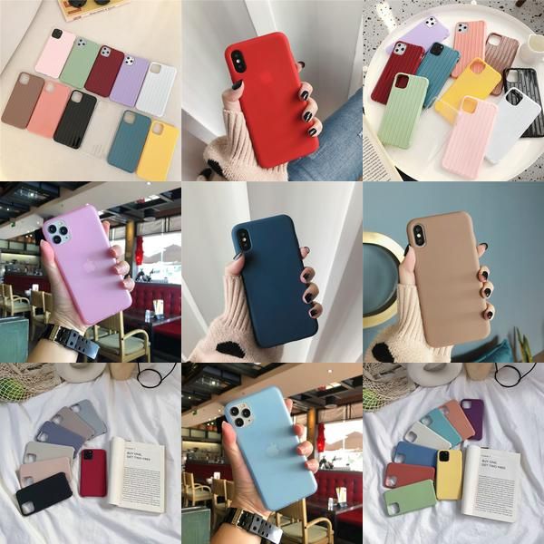 

0.3mm ultra thin slim matte frosted colorful transparent clear soft pp plastic back cover case for iphone 11 pro max xs xr x 8 7 6 6s plus