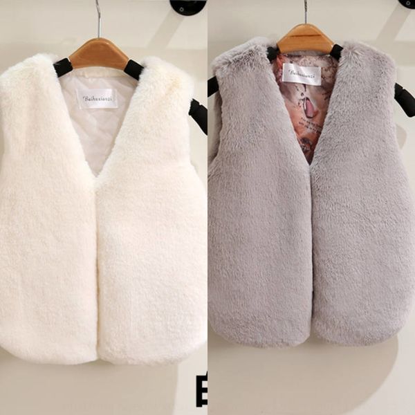 

children's 2019 spring and autumn fur small middle and large children baby girl imitation sease fur fashion waistcoat waistcoat, Camo