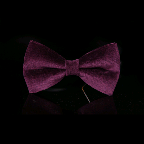 

solid color bowtie for men fashion purple bow tie great for party formal commercial suit wedding ceremony ties, Black;gray