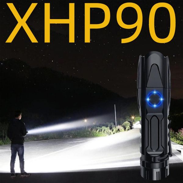 

16000lm xhp90 superbright привело tactical зума usb аккумуляторной xhp50 факела смарт управление чипом нижней атаку конус