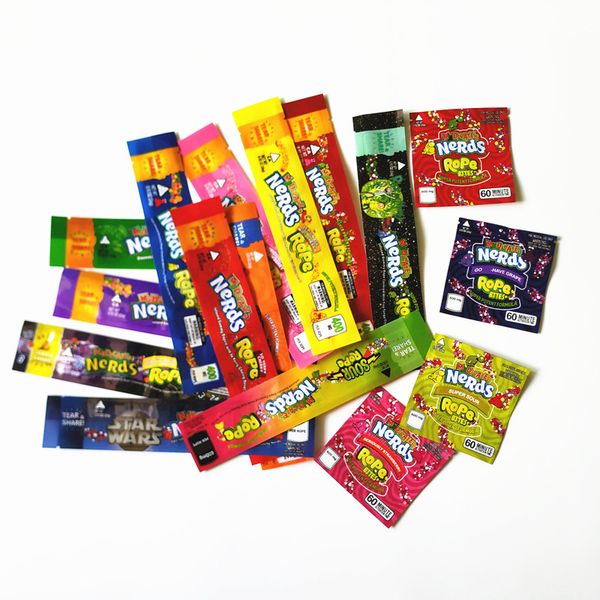 

600 400 420 мг Полудурков канатные Укусы пустой Гумми мешок упаковки майларовые мешки Упаковка Мешок полудурков