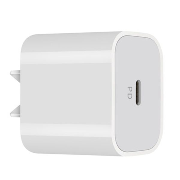 

18w au plug pd quick charger usb c wall charger power adapter for iphone samsung huawei fast charging