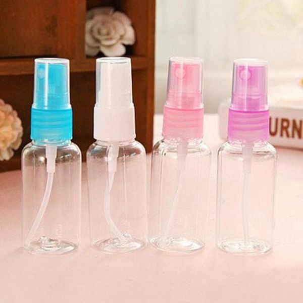 

1pcs 10/20/30ml empty plastic transparent reusable bottle atomizer small containers with liquid plastic spray bottles makeup too