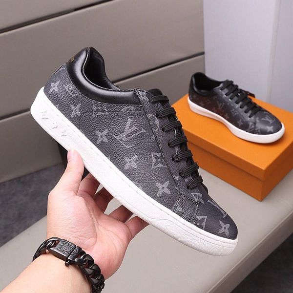 

mens shoes luxury sneakers with origin box chaussures de sport pour hommes comfortable mens shoes fashion type zapatos hombre, Black