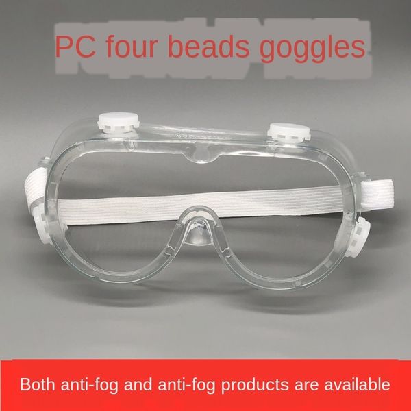 

hxhyc protective glasses anti-fog pc protective goggles four-bead goggles industrial labor protection transparent fully enclosed eye protect