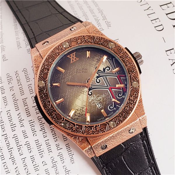 

casual спортивные часы конструктора mens ретро стиль люкс дизайнер часы лучшие качества кожаный ремешок для мужчин мужские наручные часы oro, Slivery;brown