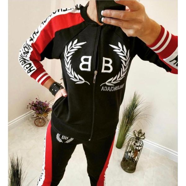 

the fall winter new women set suit ladies tracksuit casual hoodies sweatshirt pants sets lady fashion wear casual suit s-xxl, Gray