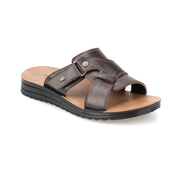 

flo 91.150520.m brown mens slippers polaris, Black